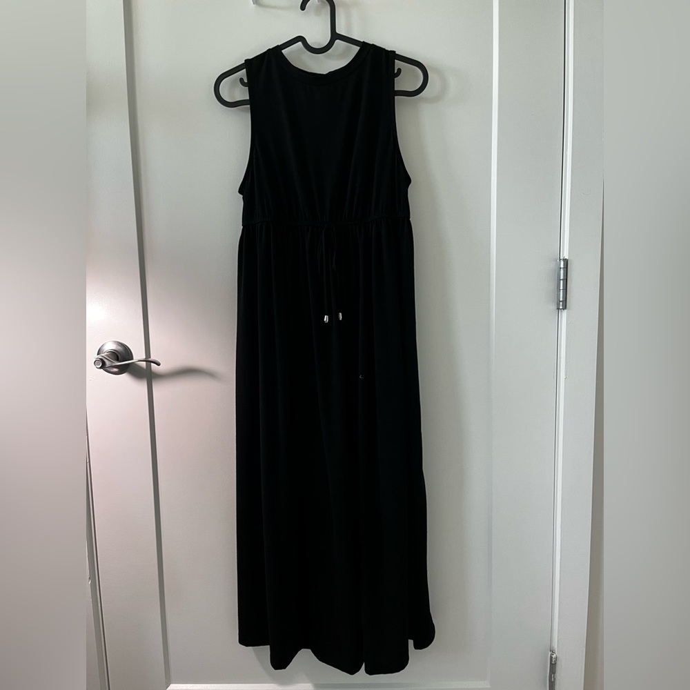 SHEIN Black Sleeveless Maxi Dress